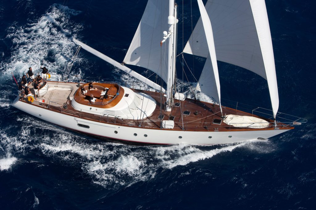 Luxury Charter Sailing Yacht MALIZIA by Perini Navi