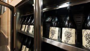 Luxury Yacht Wine Cellar