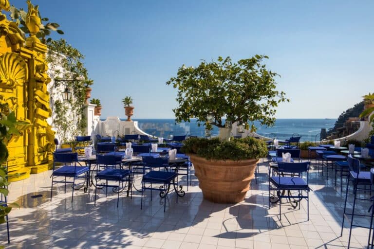 One of the top seven restaurants along the Amalfi Coast