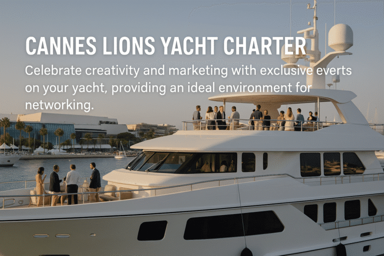 Cannes Lions Yacht Charter