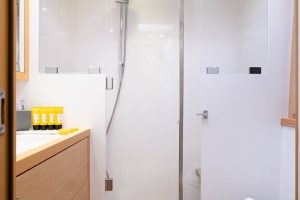 Blue Destiny - bathroom - bow left cabin