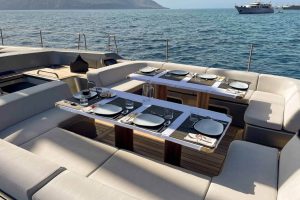 Lunch at anchor