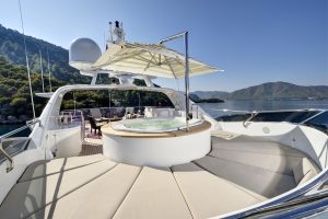 On the Top of the boat