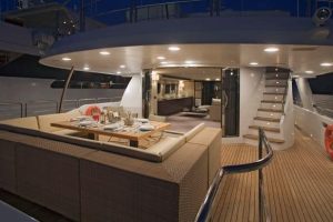 Evening mood on the boat