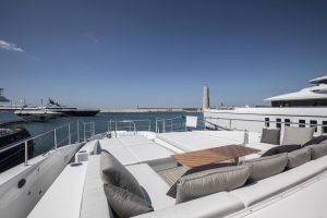 Top view from yacht
