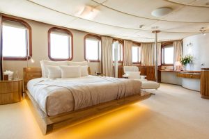 White big bed