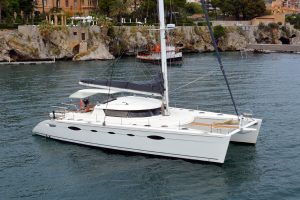 White Yachts in Sea