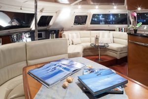 Resting area of the boat
