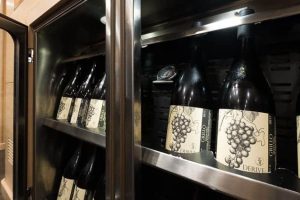 Luxury Yacht Wine Cellar
