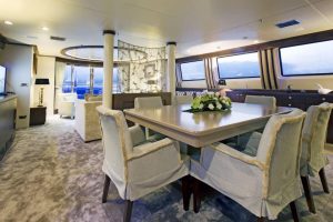 Dinning table in the room