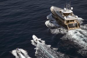 Blue Sea & yacht