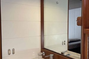 Guest cabin's bathroom