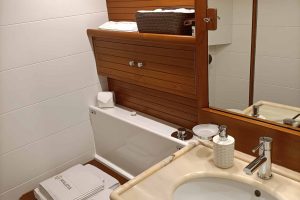 VIP cabin's bathroom
